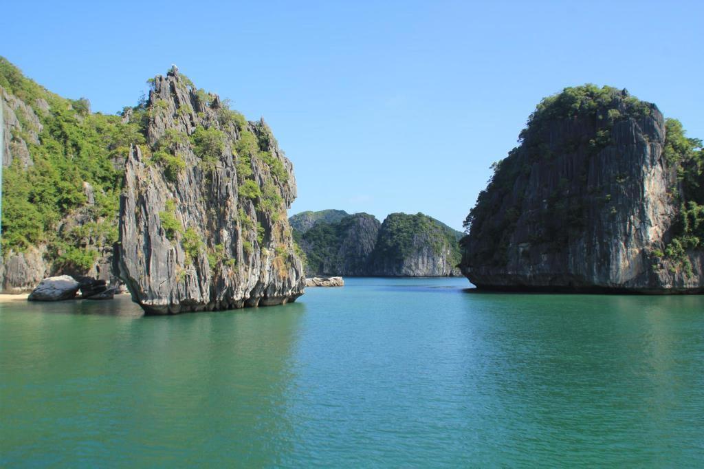 Golden Star Cruise Hotell Nan Giang Exteriör bild